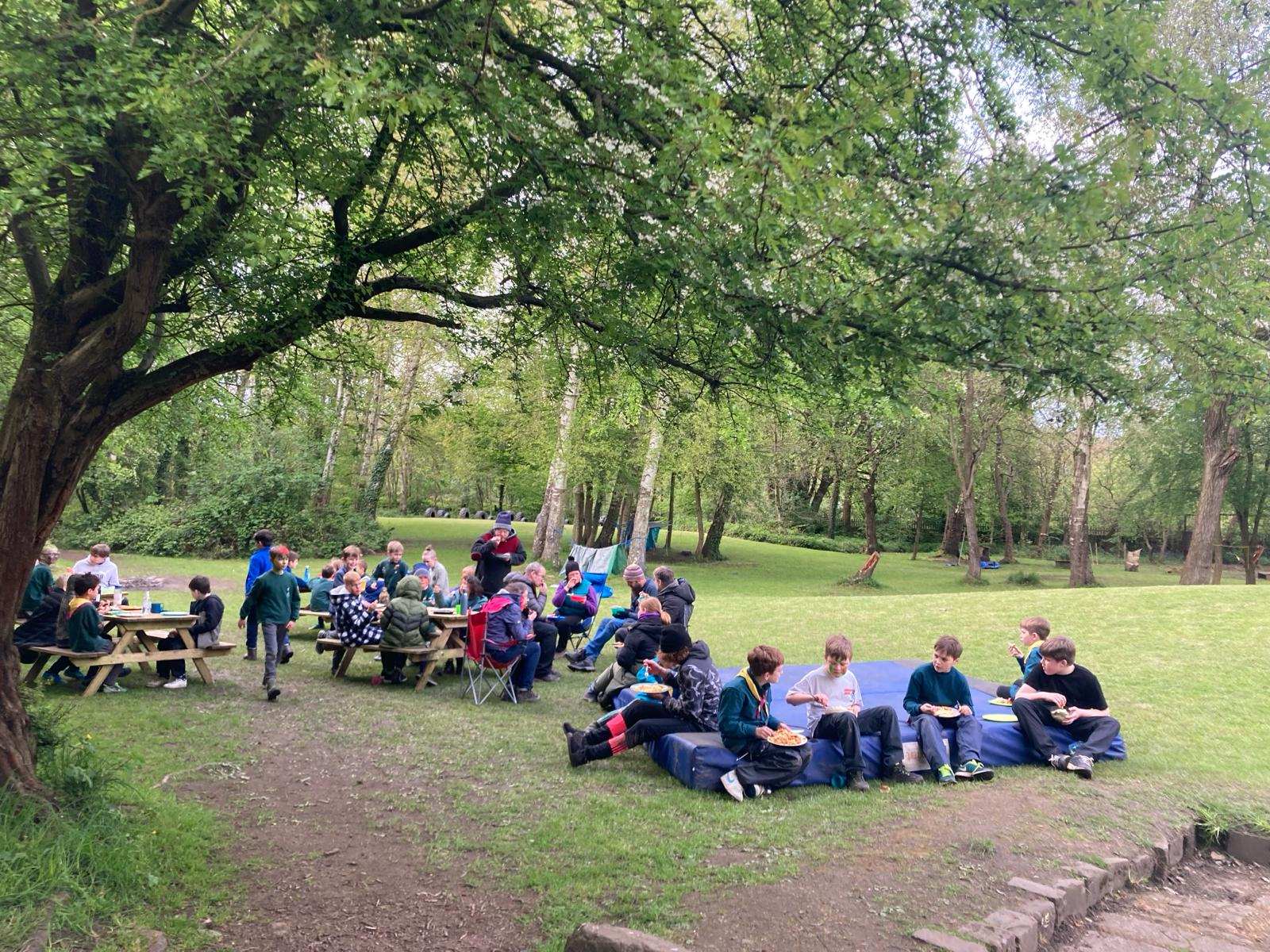 Hunters Greave Camp April 2024
